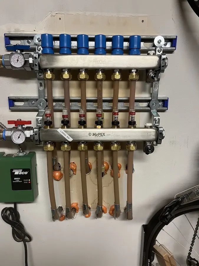 Plumber performing Leak Detection at a residential property in Lucas